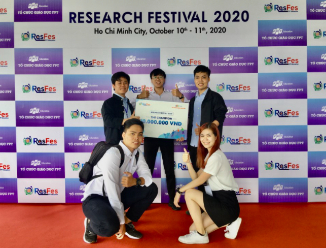 Tìm cách chống gian lận trong thi cử, SV FPTU Đà Nẵng thắng lớn tại Resfes 2020